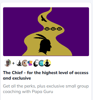 your spiritual tribe plan the chief